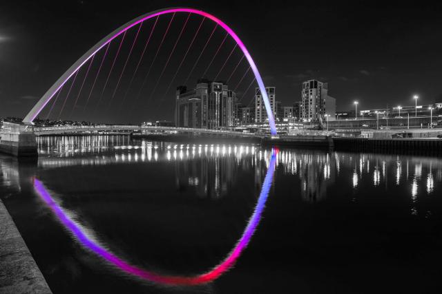 The Millennium Brücke in Newcastle upon Tyne