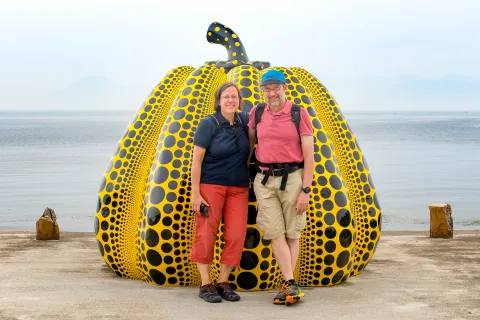 Karin und Jürgen auf Naoshima