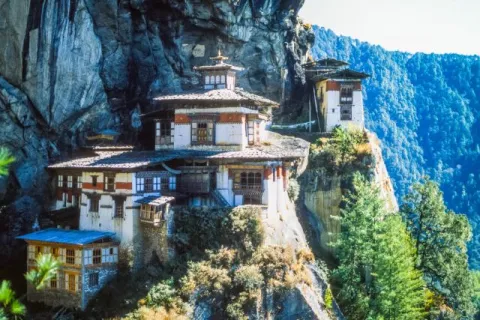 The Tiger's Nest Monastery in the Paro Valley