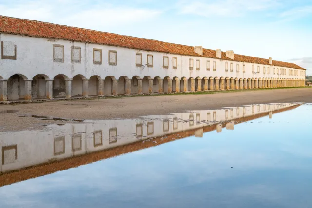 Die Unterkünfte der Wallfahrer zum Santuario de Nossa Senhora do Cabo Espichel