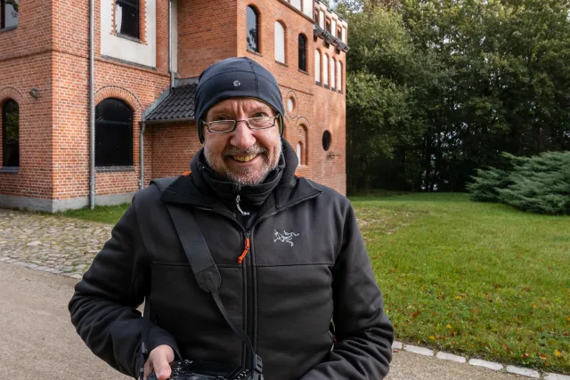 Jürgen Tenckhoff bei Schloss Willigrad