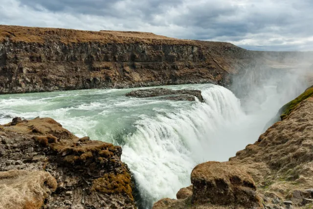 Der Gullfoss - Goldwasserfall