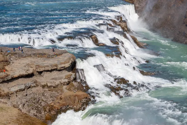 Der Gullfoss - Goldwasserfall