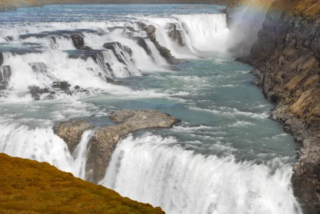 Der Gullfoss - Goldwasserfall