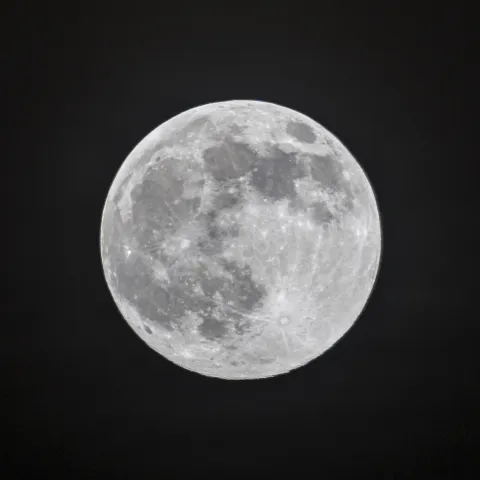 The super moon with little post-processing