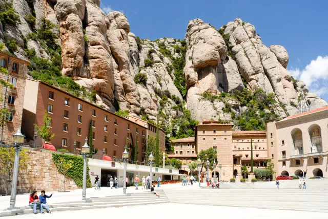 Im Benediktinerkloster Santa Maria de Montserrat