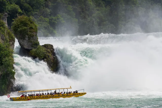 The Rhine Falls near Schaffhausen