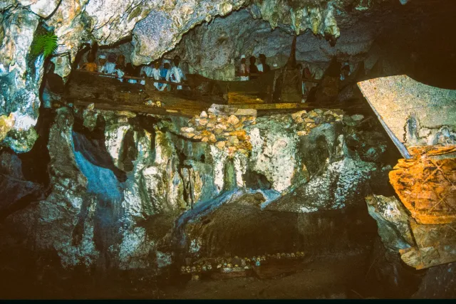 Tau-Taus, Grabfiguren, im Hochland Tanah Toraja auf Sulawesi  