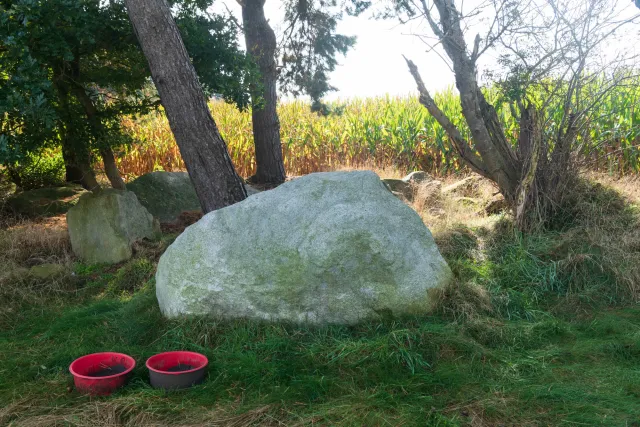 Large cairn at the Kölkesdose (Lahn IV) near Lahn with the Sprockhoff no. 837