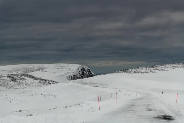 The last kilometers to the North Cape over snow and ice