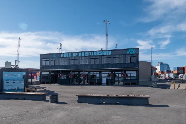 Der Hafen von Kristiansand