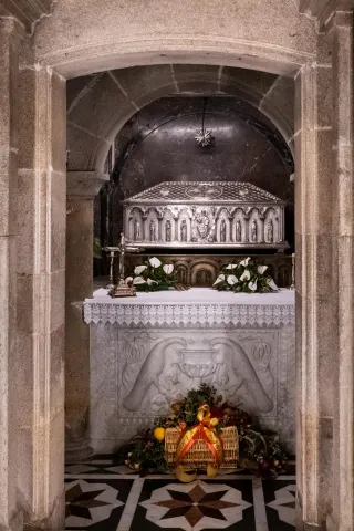 The Cathedral of Santiago de Compostela, the destination of the Camino de Santiago