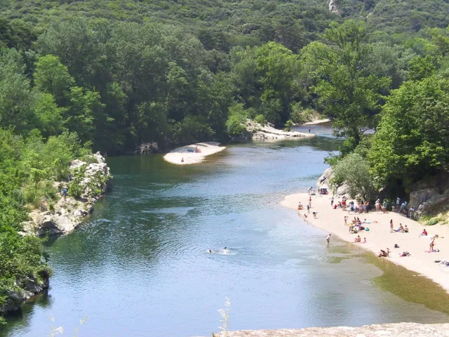 Der Pont du Gard im Jahr 2001