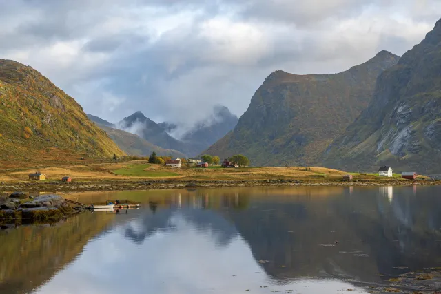 Reflection near Eggum on the Lofoten