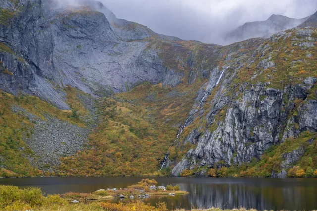 Waterfall in Lofoten