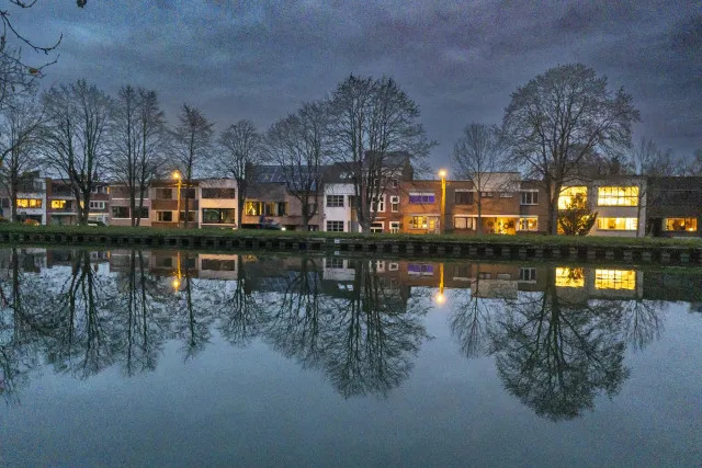 On the canal in Mechelen