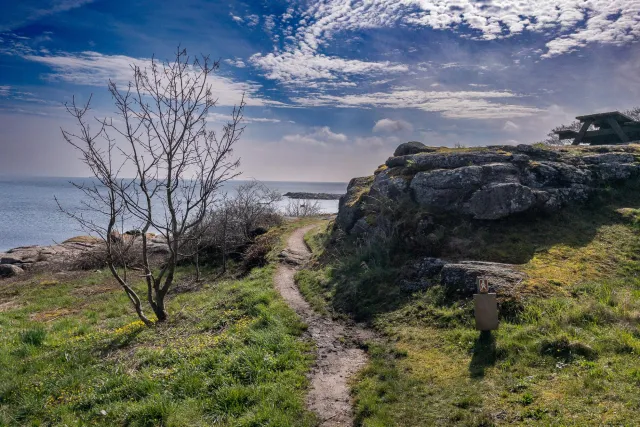 Trail between Svaneke and Snogebæk