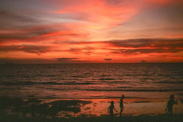 Sunset over the Andaman Sea